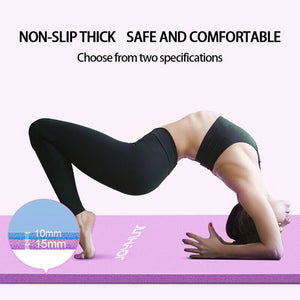 61 X 183CM YOGA MAT 15MM THICK GYM EXERCISE FITNESS PILATES WORKOUT MAT NON SLIP