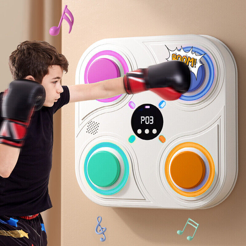 Smart Boxing Music Machine with LED & Bluetooth