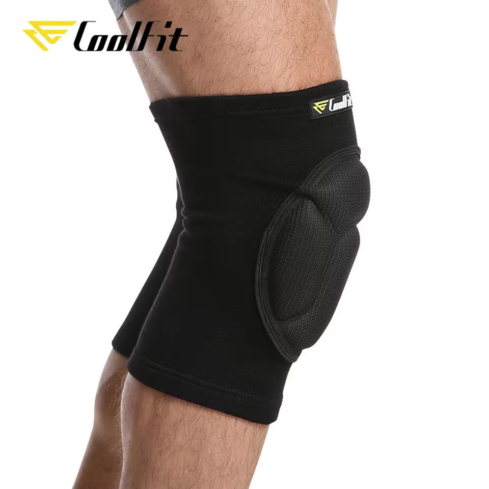 1 Pair Thickening Football Volleyball Extreme Sports Knee Pads Brace Support Protect Cycling Knee Protector Kneepad