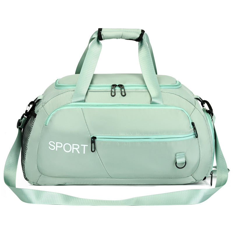 Waterproof Gym Travel Bag w/ Shoe Compartment