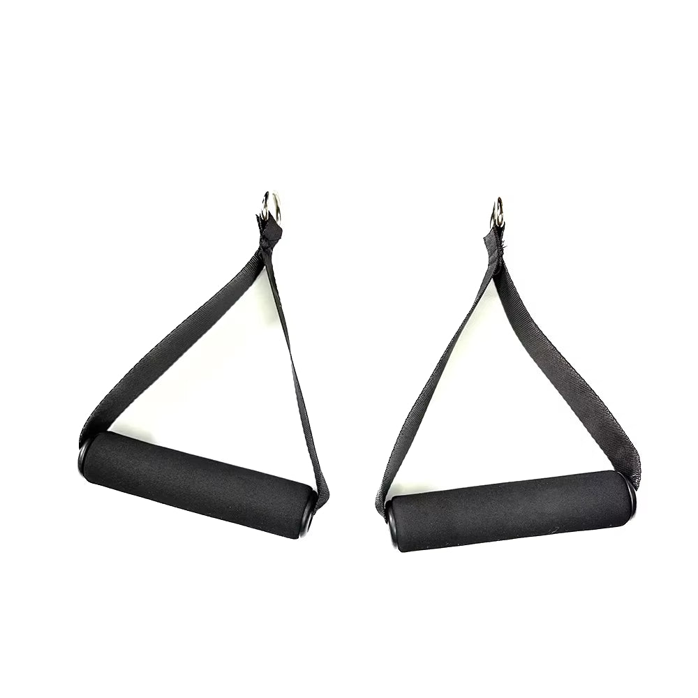 Resistance Bands Handle Bar Attachment Station Fitness Pulley Strap Exercise Home Gym Training Accessories Workout Equipments